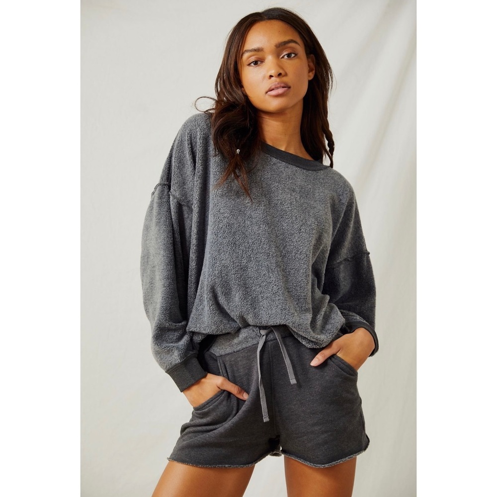 Free People Kelly Washed Set (charcoal)